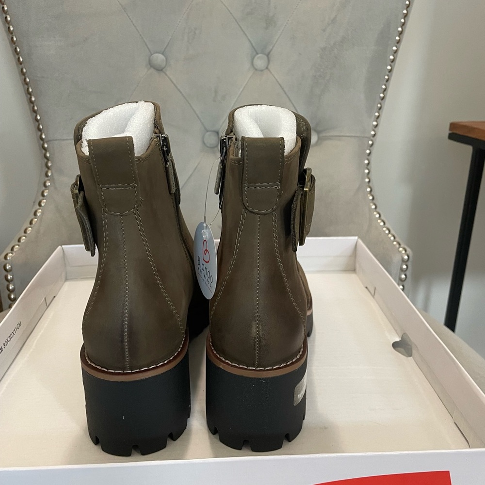 ❌ SOLD! Blondo Dagger Waterproof Women Boot, Size 6.5, Taupe Nubuck - Picture 5 of 7